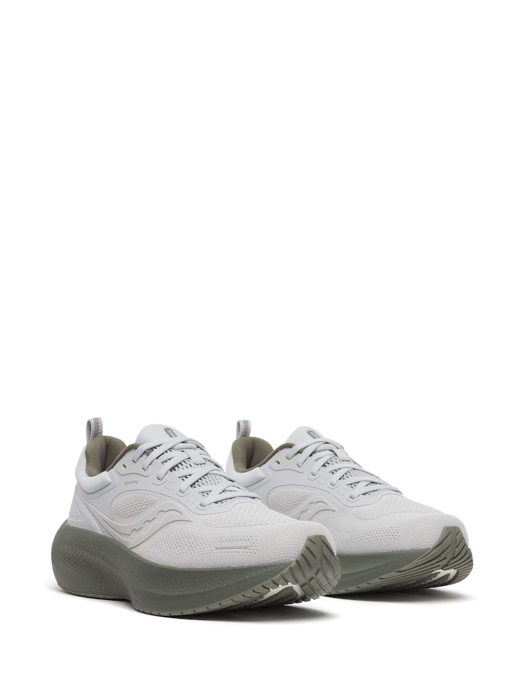 Saucony Mens Light Grey Surge 3 Trainers - Image 3 of 6