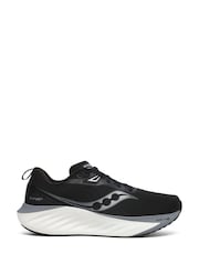 Saucony Mens Triumph 22 Black Trainers - Image 1 of 6