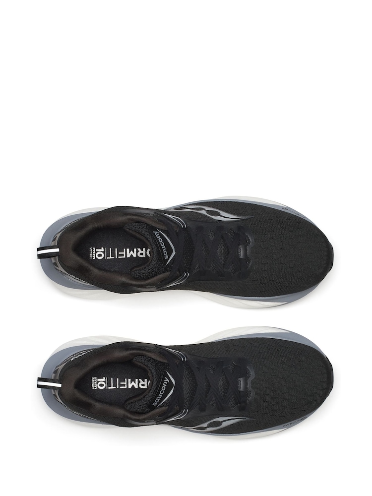 Saucony Mens Triumph 22 Black Trainers - Image 4 of 6