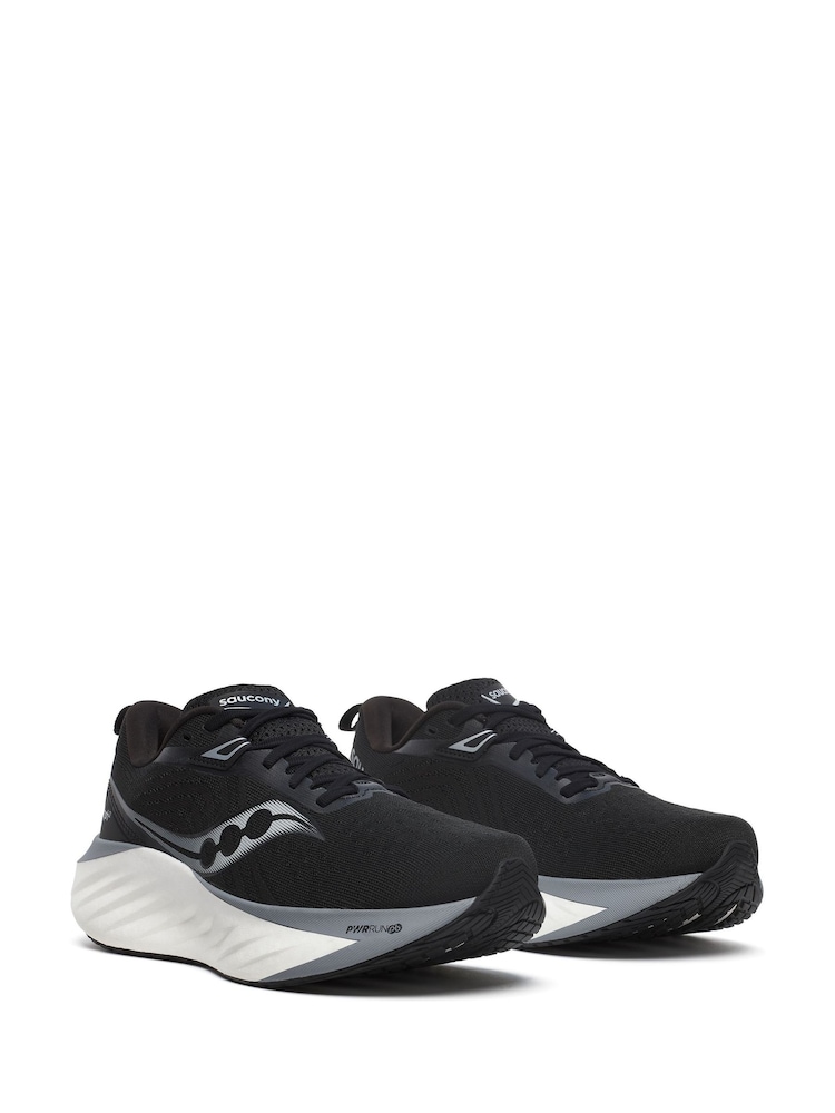 Saucony Mens Triumph 22 Black Trainers - Image 5 of 6