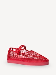 Loeffler Randall Red Maryjane Shoes - Image 2 of 6