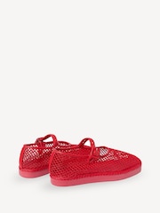 Loeffler Randall Red Maryjane Shoes - Image 3 of 6