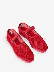 Loeffler Randall Red Maryjane Shoes - Image 4 of 6