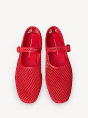 Loeffler Randall Red Maryjane Shoes - Image 5 of 6