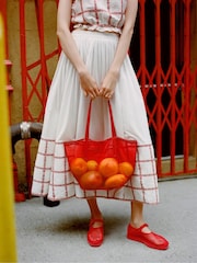 Loeffler Randall Red Maryjane Shoes - Image 6 of 6
