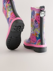 Multi Graffiti Printed Wellies - Image 3 of 5
