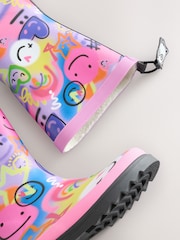 Multi Graffiti Printed Wellies - Image 5 of 5
