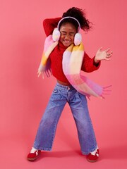 Angels By Accessorize Check Blanket Scarf - Image 2 of 3