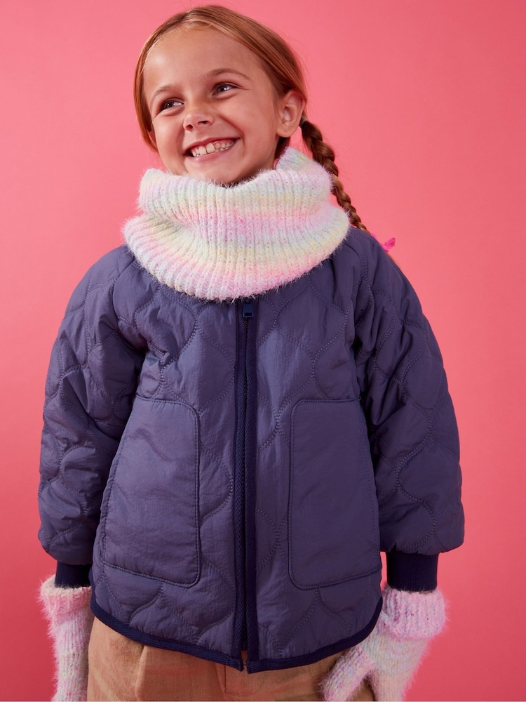 Angels By Accessorize Girls Ombre Rainbow Snood Scarf - Image 1 of 2