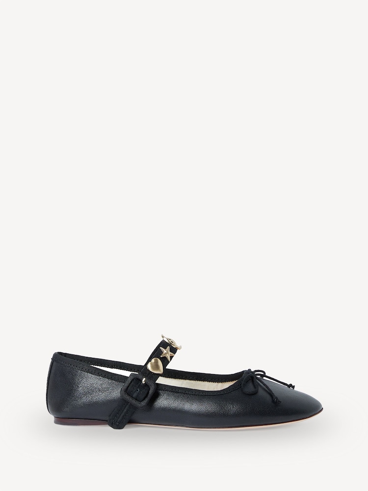 Loeffler Randall Black Chiara Mary Jane Shoes - Image 1 of 6