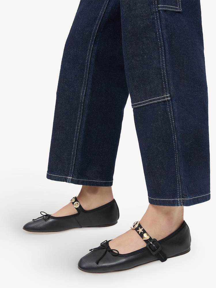 Loeffler Randall Black Chiara Mary Jane Shoes - Image 6 of 6