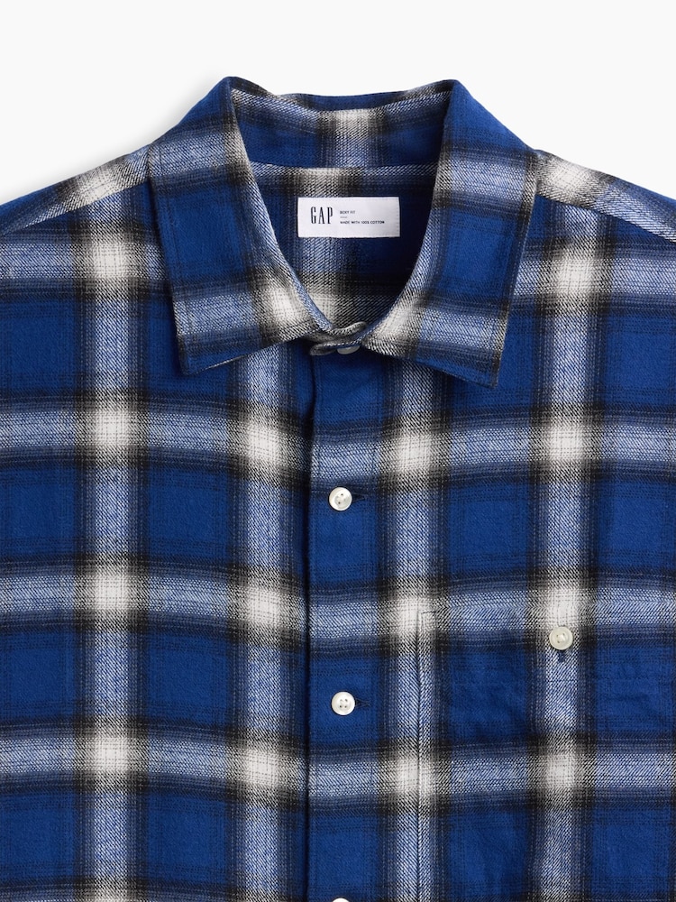 Gap Boxy Flannel Shirt - Bilde 5 av 5