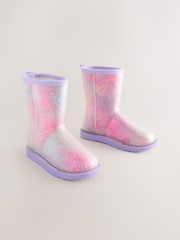 Rainbow Borg Lined Wellies - Image 1 of 5