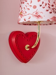 Cath Kidston Red/Pink Heart Locket Wall Light - Image 3 of 4