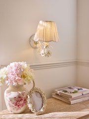 Shabby Chic by Rachel Ashwell® Cream Rosalina Wall Light - Image 2 of 5
