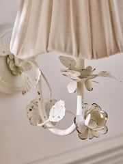 Shabby Chic by Rachel Ashwell® Cream Rosalina Wall Light - Image 3 of 5