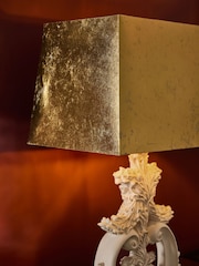 Laurence Llewelyn-Bowen Cream/Gold Corisette Table Lamp - Image 4 of 4