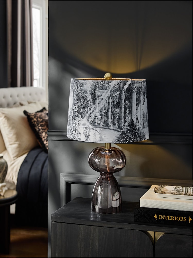 Laurence Llewelyn-Bowen Black Ginterlude Voluptuous Table Lamp - Image 1 of 6