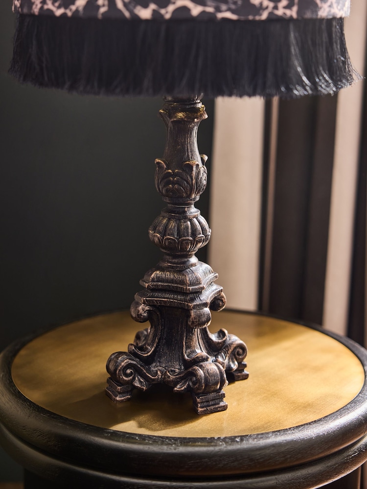 Laurence Llewelyn-Bowen Black/Animal Racey Table Lamp - Image 4 of 4