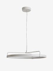Jasper Conran London White Circular Pendant Light - Image 1 of 2