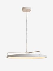 Jasper Conran London White Circular Pendant Light - Image 2 of 2