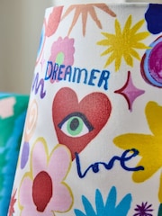 Eleanor Bowmer Pink Love Print Table Lamp - Image 4 of 6
