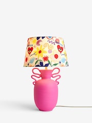 Eleanor Bowmer Pink Love Print Table Lamp - Image 6 of 6