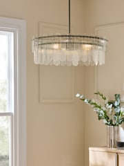 Sosandar Silver Glass Chandelier - Image 1 of 6