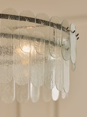 Sosandar Silver Glass Chandelier - Image 4 of 6