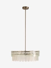 Sosandar Silver Glass Chandelier - Image 6 of 6