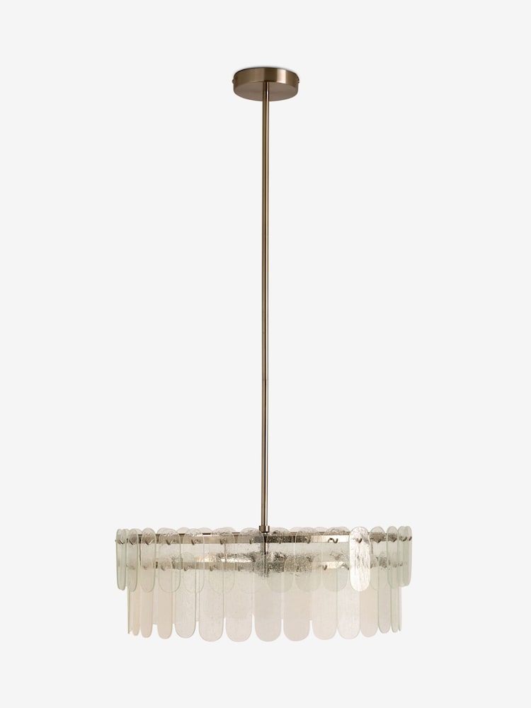 Sosandar Silver Glass Chandelier - Image 6 of 6