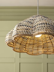 Nina Campbell Natural/Black Easy Fit Asterias Ceiling Light - Image 3 of 5