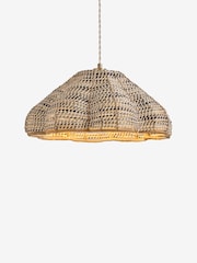 Nina Campbell Natural/Black Easy Fit Asterias Ceiling Light - Image 4 of 5