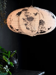 Rockett St George Cream/Black Easy Fit Flower Print Silhouette Shade - Image 2 of 4