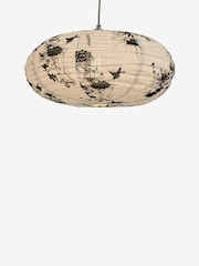Rockett St George Cream/Black Easy Fit Flower Print Silhouette Shade - Image 4 of 4
