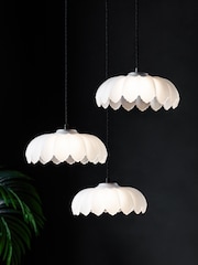 Rockett St George White Desert Island Cluster Ceiling Light - Image 1 of 5
