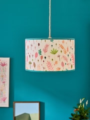 Lucy Tiffney Green/Ecru Easy Fit Autumn Leaves Shade - Image 1 of 4