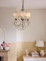 Shabby Chic by Rachel Ashwell® Brass Phoebe 3 Light Chandelier - Image 1 of 5