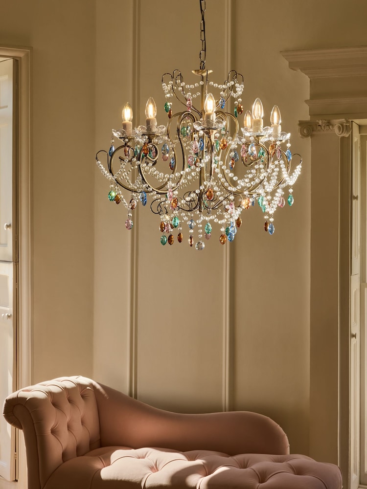 Shabby Chic by Rachel Ashwell® Brass Cordelia Large Chandelier - Image 2 of 6
