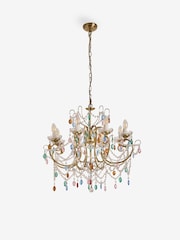 Shabby Chic by Rachel Ashwell® Brass Cordelia Large Chandelier - Image 6 of 6