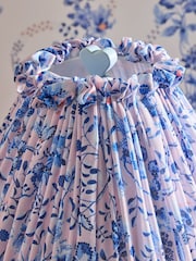 Cath Kidston Blue Barley Twist Floor Lamp - Image 3 of 4