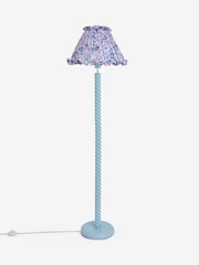 Cath Kidston Blue Barley Twist Floor Lamp - Image 5 of 5