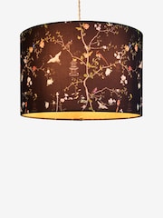 Rockett St George Black Chinoiserie Floral Easy Fit Ceiling Light - Image 4 of 4