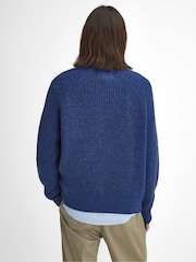 Barbour® Blue Griffiths Crew Jumper - Image 2 of 5