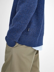 Barbour® Blue Griffiths Crew Jumper - Image 5 of 5