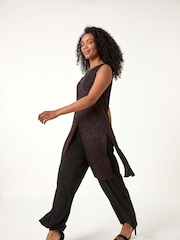 Conjunto de pantalón y top estampado Petite de Roman - Imagen 1 de 5