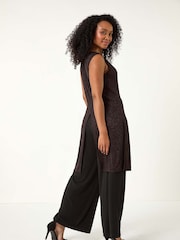 Conjunto de pantalón y top estampado Petite de Roman - Imagen 4 de 5