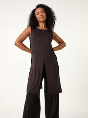 Conjunto de pantalón y top estampado Petite de Roman - Imagen 5 de 5