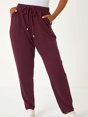 Roman Red Petite Ribbed Jogger - Image 4 of 5