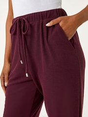 Roman Red Petite Ribbed Jogger - Image 5 of 5